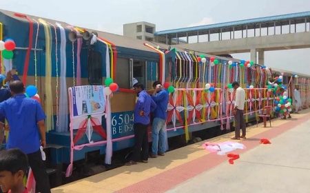 রাজবাড়ী-ভাঙ্গা-ঢাকা রুটে এক জোড়া নতুন ট্রেনের চলাচল শুরু