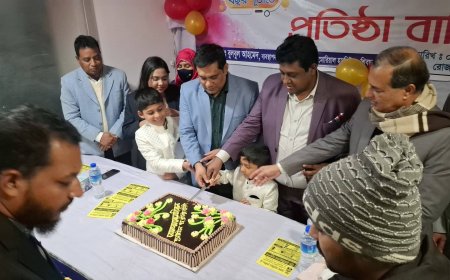 শিবচরে রোকেয়া মেমোরিয়াল হসপিটালের ৭ম প্রতিষ্ঠাবার্ষিকী ও এমডি বুলবুল আহমেদের ৪৬ তম জন্মদিন উদযাপন